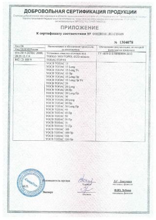 Сертификат соответствия (добровольный)